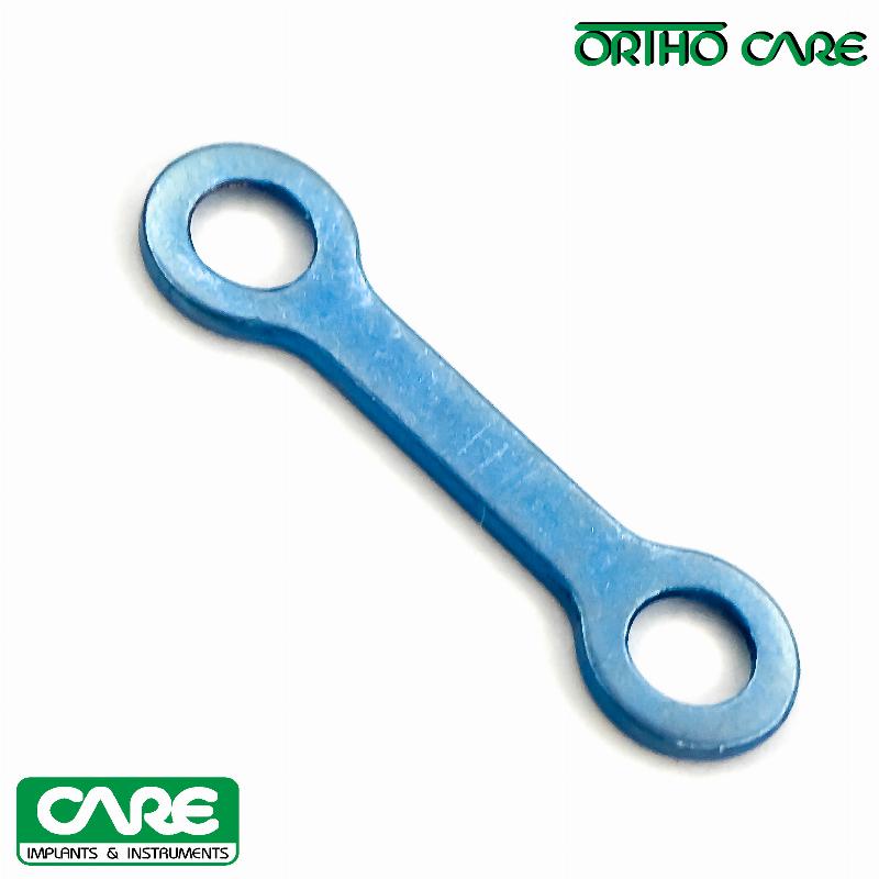 Пластина з 2 отворами середнього розміру Товщина 0,6 мм